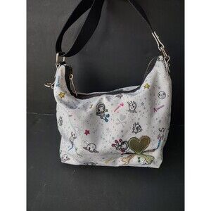 TOKIDOKI Astronauta Space Print White Handbag Purse w/ Adjustable Strap